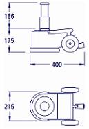 Gato modelo P102 dimensiones