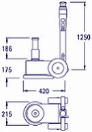 Gato para gran tonelaje modelo P152C