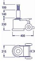 Gato modelo P200 dimensiones