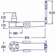 Gato modelo P303EB dimensiones