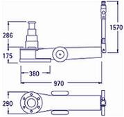 Gato mod. P304N dimensiones